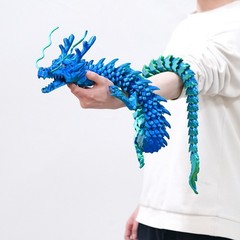47.5inch 3D Printed dragon Model,Articulated Animals figure,Toys Home Decor