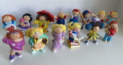 Cabbage Patch Kids PVC Vinyl Figures Lot 14 Vintage 80s 90s Poseable Dolls Toys