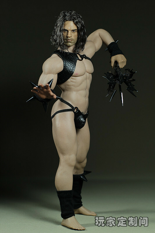 1/6 The Shocker Male Black Sexy Clothes Set Model Toy for 12″ Figure Action Body