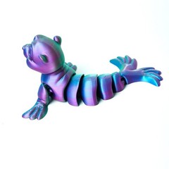 7.1inch 3D Printed Seal Model,Articulated Animals figure,Fidget Toys Home Decor