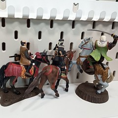 JAPANESE SAMURAI on Horse Uesugi Kenshin 2.5″ Mini Figure Diorama Toy Miniature