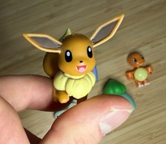 WCT Pokemon Deluxe Action Figure Toy LOT Ash Bulbasaur Cubone Ditto Eevee Battle