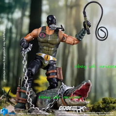 Hiya Toys 1/18 G.I.Joe Master Croc Fiona Cibani 11cm Action Figure New Toys