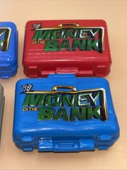 WWE MATTEL ELITE MONEY IN THE BANK BRIEFCASE ACCESSORIES LOT WWF WCW MITB RARE