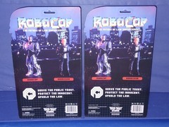 ROBOCOP & CLARENCE BODDICKER 6 3/4 DELUXE INCH FIGURES TRICK OR TREAT STUDIOS