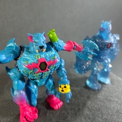 MrBeast Lab Hybrids Panther Rhino Beast Figure Lot Moose Toys