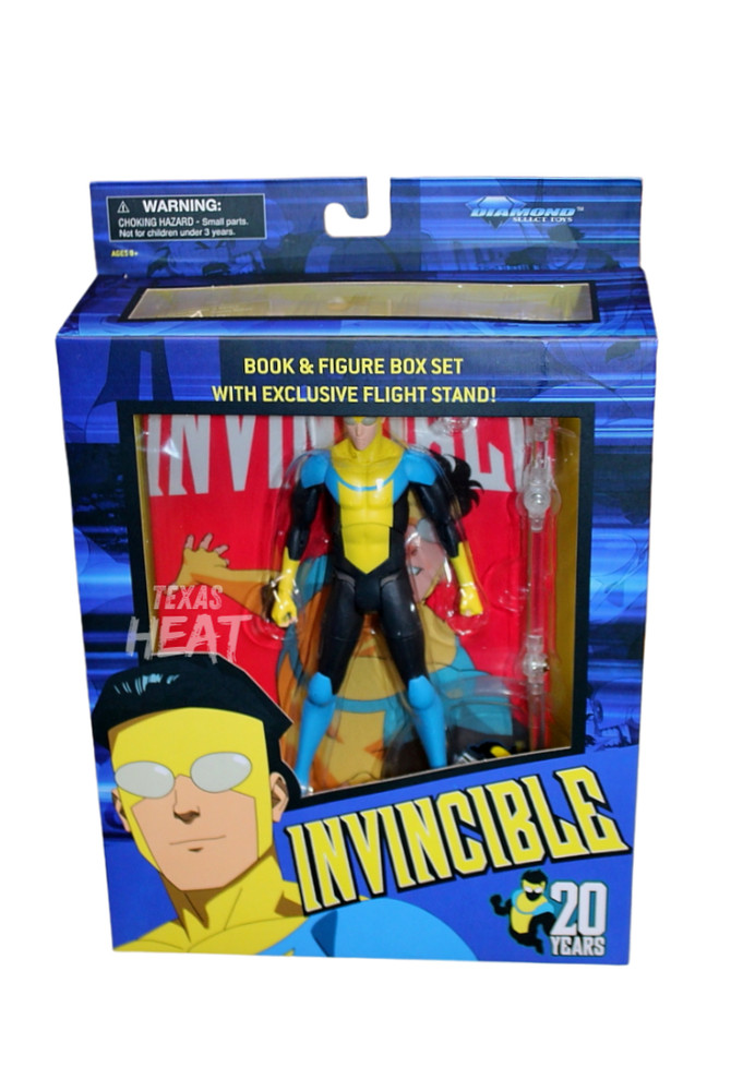 Invincible 20 years Book & Figure Box Set Exclusive Flight Stand Diamond Select
