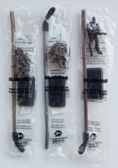 3 Diff 7-11 TERMINATOR SALVATION 2009 Slurpee Spoon Straw w/ Detachable Figures