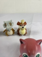Vintage Tomy Pokemon Figures Lot of 6 Jigglypuff Nidoking Poliwhirl Growlithe