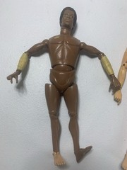 1964 12”GI Joe Adventure Team Parts Lot Atomic Man,African & Flocked Hair Beard
