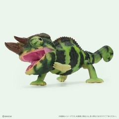 Japan BANDAI Chameleon Gachapon Model Animal Figure Capsule Movable Reptile Toy
