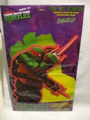 Nickelodeon Teenage Mutant Ninja Turtles Foam Wall Decoration ALL 4 CHARACTERS
