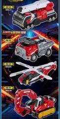 Metal Cardbot S Flame Nova FLAMENOVA Fire Car Transformer Robot / Korea