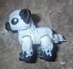XLCow Hatchling 3D Printed Articulated Flexi Fidget Desk Pet Farm Animal Toy 12″