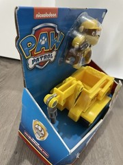 Rubble’s Bulldozer Vehicle with Collectible Figure for Kids Aged 3 and Up Toy