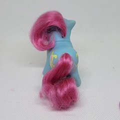 VINTAGE 1989 My Little Pony G1 Newborn BABY SHAGGY + Original Purple Duck Comb