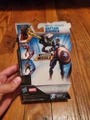 2011 Marvel Avengers Concept Series Rocket Grenade Captain America 3.75″ Figure
