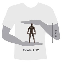 Coffee Brown 1:12 EPIC HACKS Blank Male Action Figure 6″ Boss Fight