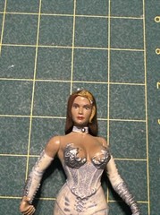 6” Scale Alley Cat White Outfit Figure Action Toys, Alley Baggett 2000