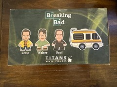 Titans Mini Vinyl Figures 3 Pack Breaking Bad Saul Walter and Jessie NEW SEALED