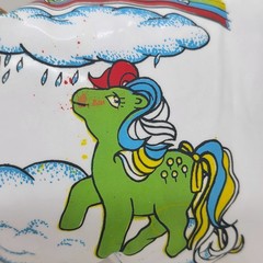 VINTAGE MY LITTLE PONY G1 PAIR INFLATABLE FLOAT BANDS SWIM HASBRO 1984 NONUSE