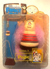Family Guy Figure, Peter with tube top and boa, 2005, NEW, Series 3