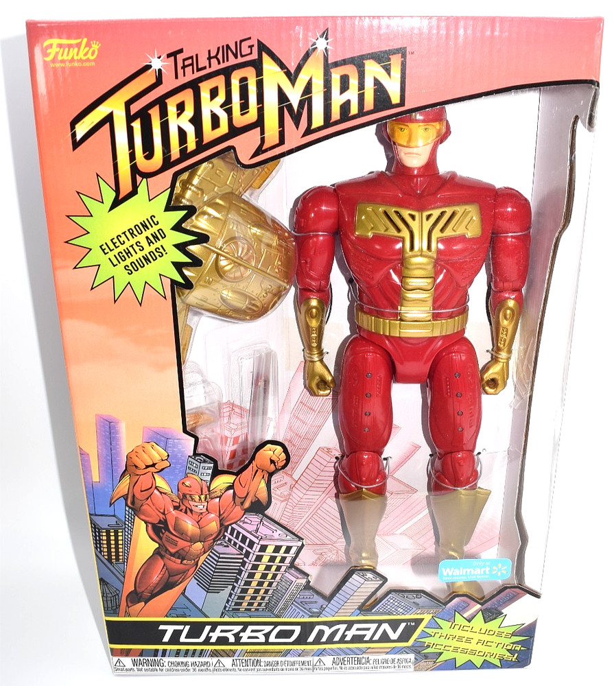 Funko Talking Turbo Man 13.5in Jingle All The Way Walmart Exclusive Lights Sound