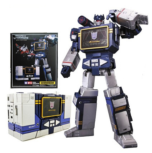 Masterpiece MP13 Soundwave Cassette Laserbeak 10“ Action Figure Toy New in Box