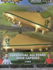 PMI SuperGoal Soccer All Stars Figures Shoe Capsule 2 PK FIFA World Cup 2026 NEW