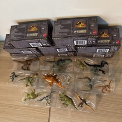 JURASSIC WORLD DOMINION MINIS COMPLETE SET OF 14 OPENED **NEW**