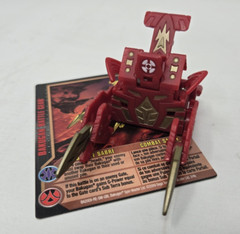 Bakugan Battle Sabre 90G Red & Gold Battle Gear Gundalian Invaders with Card