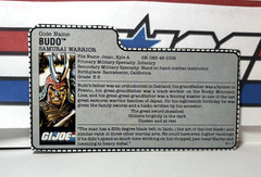 GI Joe Budo 1988 v1 *100% COMPLETE w/File Card, Excellent!* Vintage ARAH Tight!
