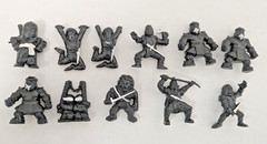 1980s Panosh Ninja Mites — Huge Lot of 72 Action Figures!
