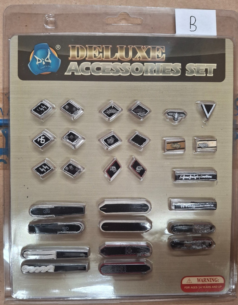 DID 1/6 Scale Deluxe Accessories WWII Shoulder Collar Set for 12″ Fig E60045 B