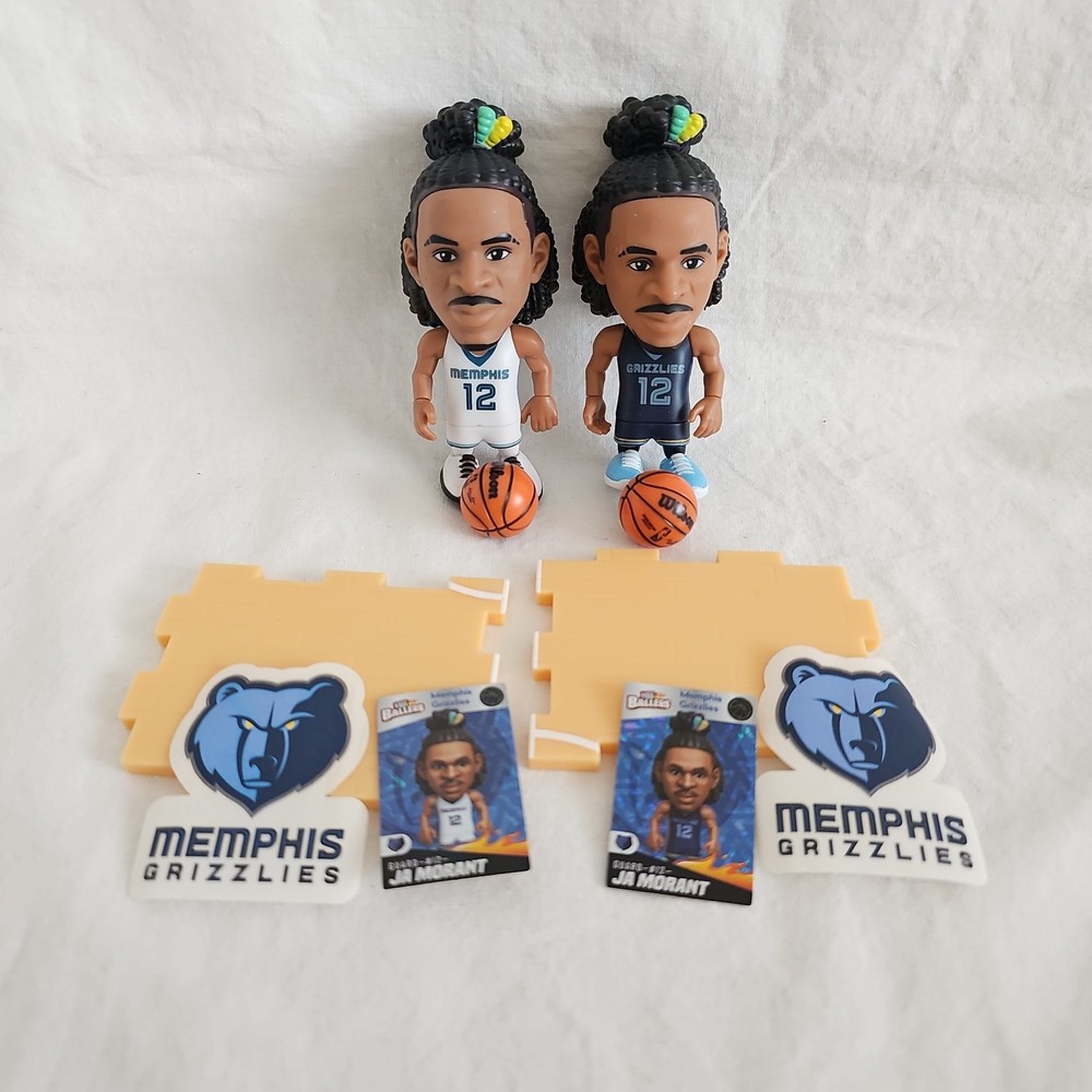 Lot of 2 ZURU NBA Ballers Series 1 Ja MORANT Memphis Grizzlies #12