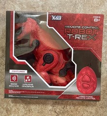 Remote Control Dinosaur Robot T-Rex Red 7.9 In NEW Sealed