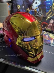 US! AUTOKING Iron Man MK5 1:1 Helmet Wearable Voice-control Children’s Day Gift