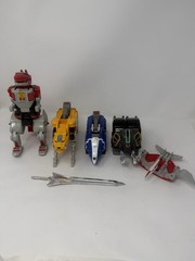 Vintage 1993 Mighty Morphin Power Rangers Megazord Deluxe Set 2260 w/ Box Manual
