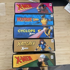 MAFEX X-MEN Cyclops, Rogue, Gambit, Jean Grey, Wolverine (READ DESCRIPTION)