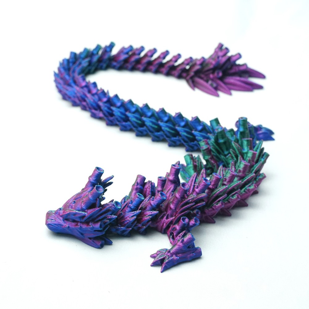 16.14inch 3D Printed Dragon Model,Articulated Animals figure,Toys Home Decor