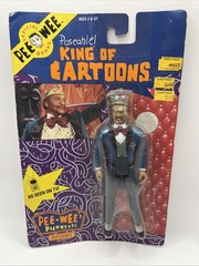 NEW Pee-Wee Herman Playhouse KING OF CARTOONS Poseable MATCHBOX 1988 VINTAGE NIP
