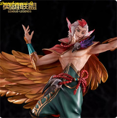 Official LoL League of Legends Rakan / XAYAH 1/7 Statue Figure Model Toy Collect