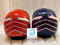 Top Gun 40th Anniversary Maverick & Goose Helmet Popcorn Buckets