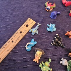 Small Figures, Lot of 30, Most About 1-Inch In Length, Mostly Pokémon, See Pics