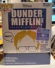 NBC THE OFFICE DWIGHT POP & TEE DUNDER MIFFLIN FUNKO EXCLUSIVE BUNDLE NEW XXL 2X