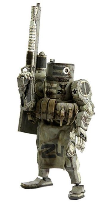 3A ThreeA Ashley Wood Caesar USMC WWRP World War Robot Action Figure SEALED