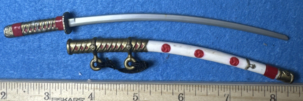 12″ ACTION FIGURE ACCESSORY – GI JOE FOREIGN SOLDIER SERIES – JAPANESE SWORD