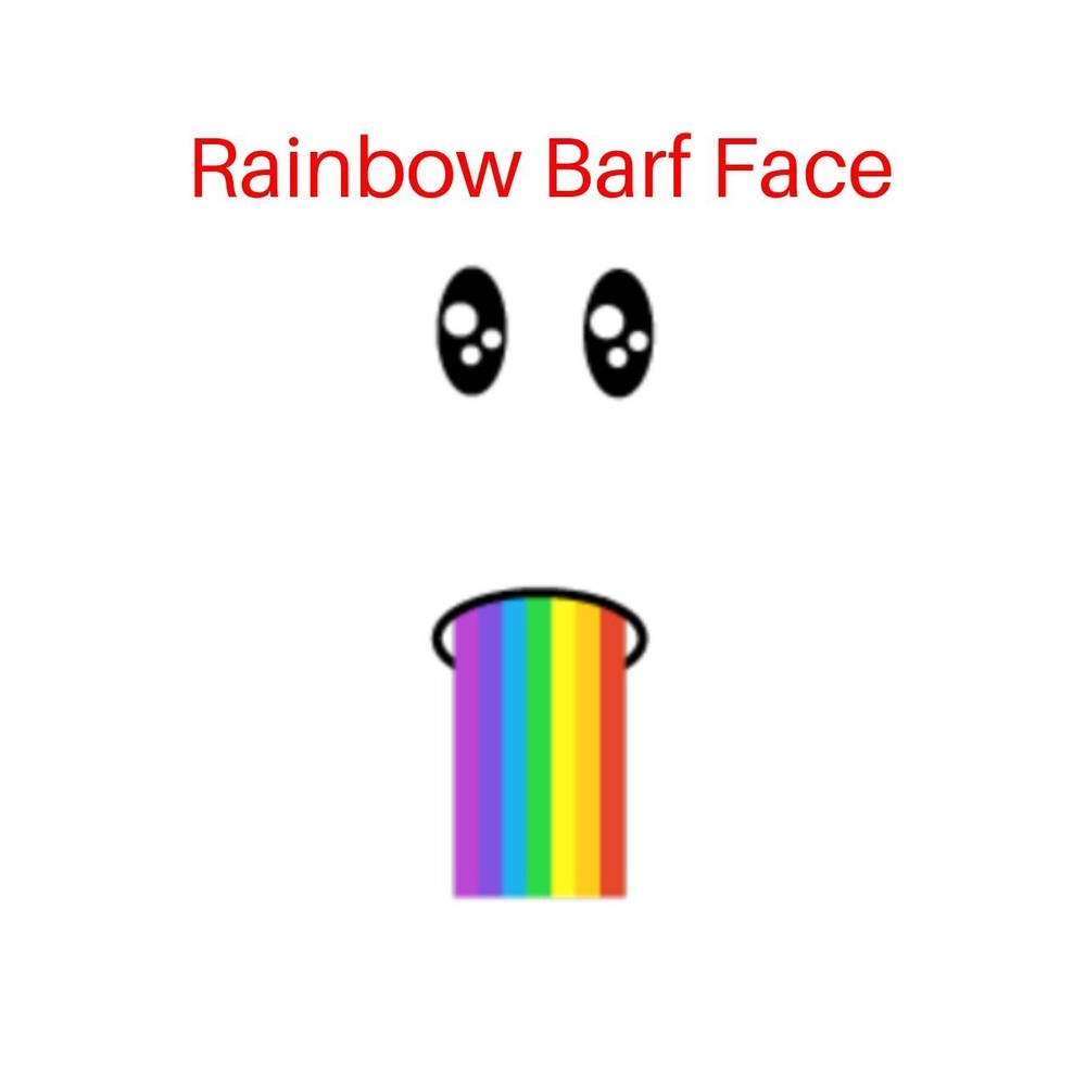 ROBLOX Rainbow Barf | Toy Code RARE