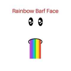 ROBLOX Rainbow Barf | Toy Code RARE