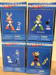 (4) Jada Mega Man’s Toys Of CUT MAN,MEGA MAN,HYPER BOMB,ELEC MAN – SEALED